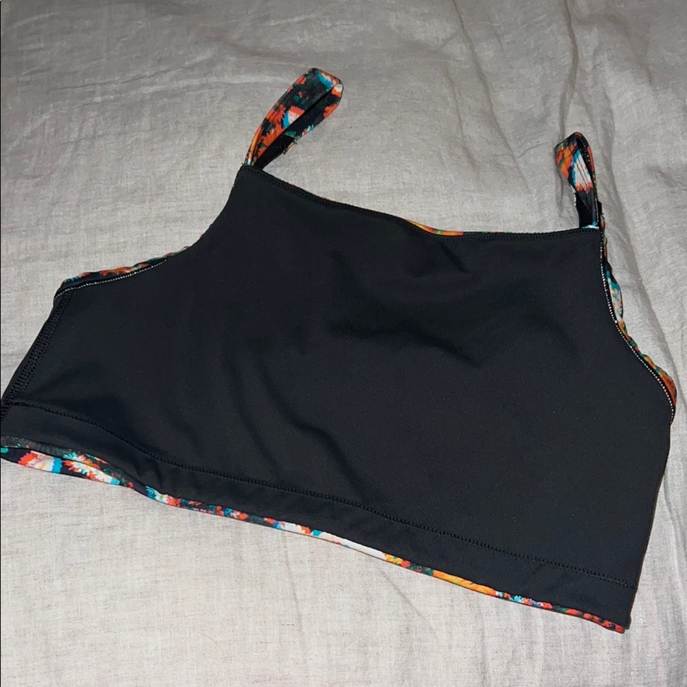 Aerie Orange and Blue Sports Bra - Picture 5 of 6